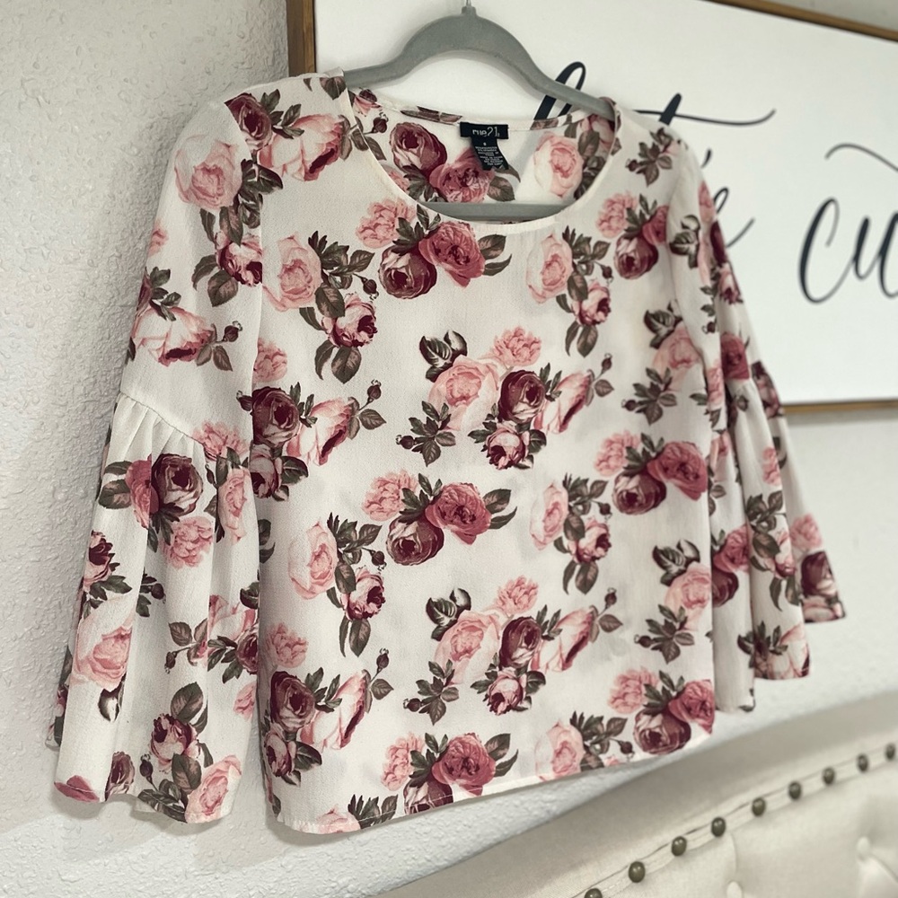 Floral Print Women's Top